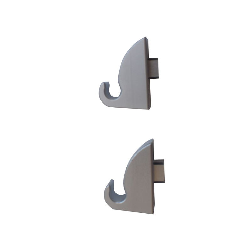 2 x Sunvisor Bracket Clip Fit For Holden Commodore VB VC VH VK VL Silver