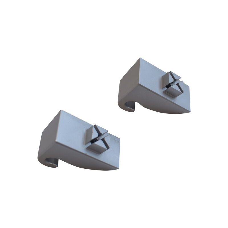 2 x Sunvisor Bracket Clip Fit For Holden Commodore VB VC VH VK VL Silver