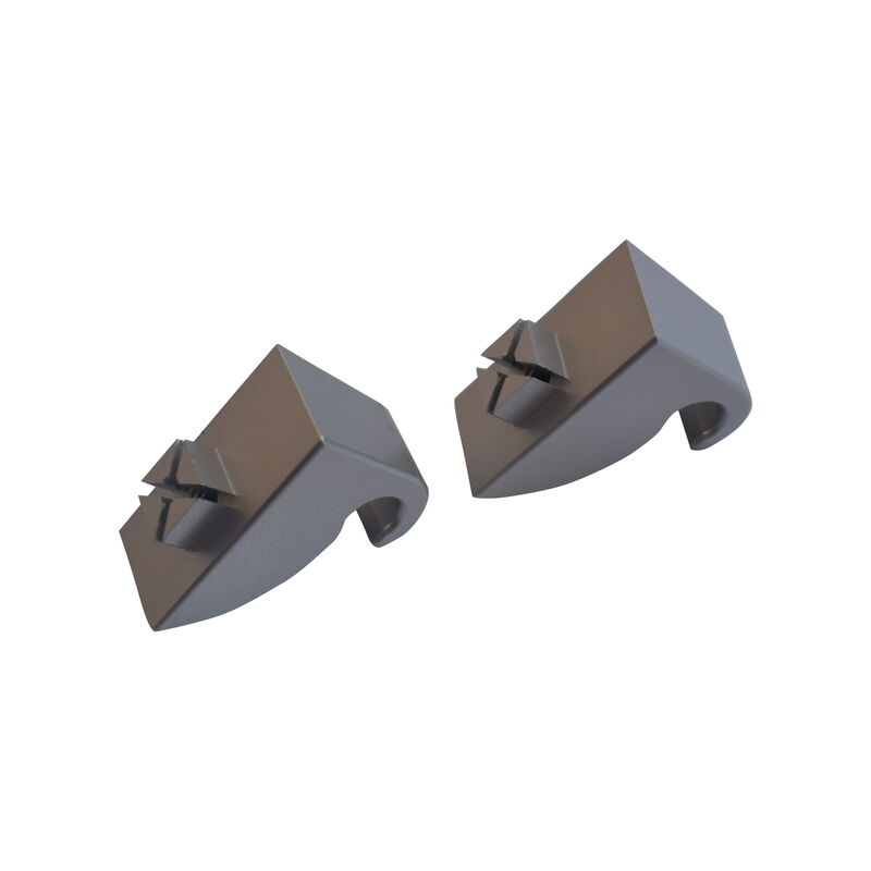 2 x Sunvisor Bracket Clip Fit For Holden Commodore VB VC VH VK VL Silver