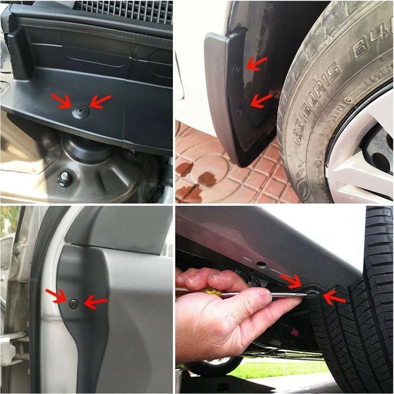 190Pcs Car Body Trim Clips Retainer Rivets Screw Panel Push Fastener Bumper