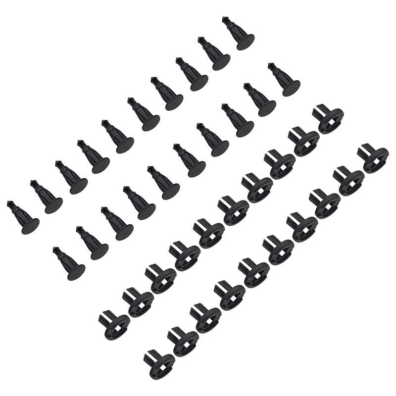 190Pcs Car Body Trim Clips Retainer Rivets Screw Panel Push Fastener Bumper