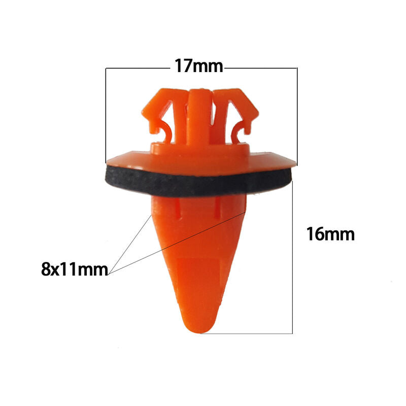 Door Trim Front Body Moulding Repair Flare Panel Clip Fit For Toyota Prado 120 series 12pcs