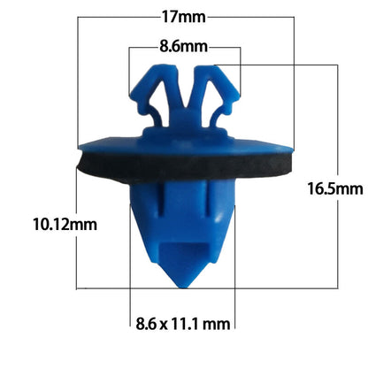 Door Trim Front Body Moulding Repair Flare Panel Clip Fit For Toyota Prado 120 series 12pcs