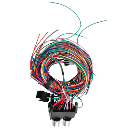 Universal 12 Circuit Wiring Harness Kit 12V Muscle Car Street Hot Rod XL Wires