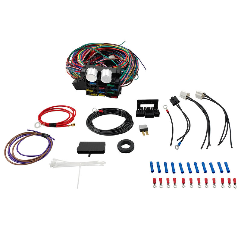 Universal 12 Circuit Wiring Harness Kit 12V Muscle Car Street Hot Rod XL Wires