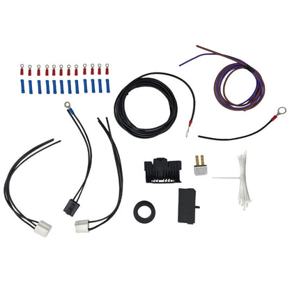21 Circuit Wiring Harness Kit Extra Long Wires With 17 Fuses & Panel