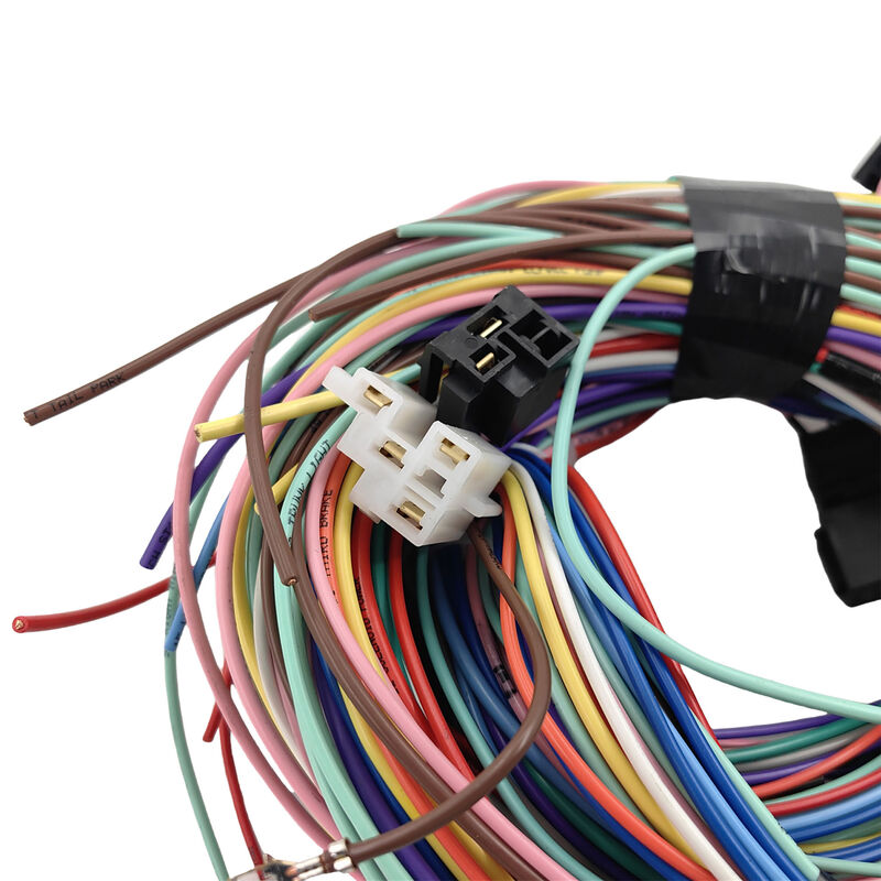 21 Circuit Wiring Harness Kit Extra Long Wires With 17 Fuses & Panel