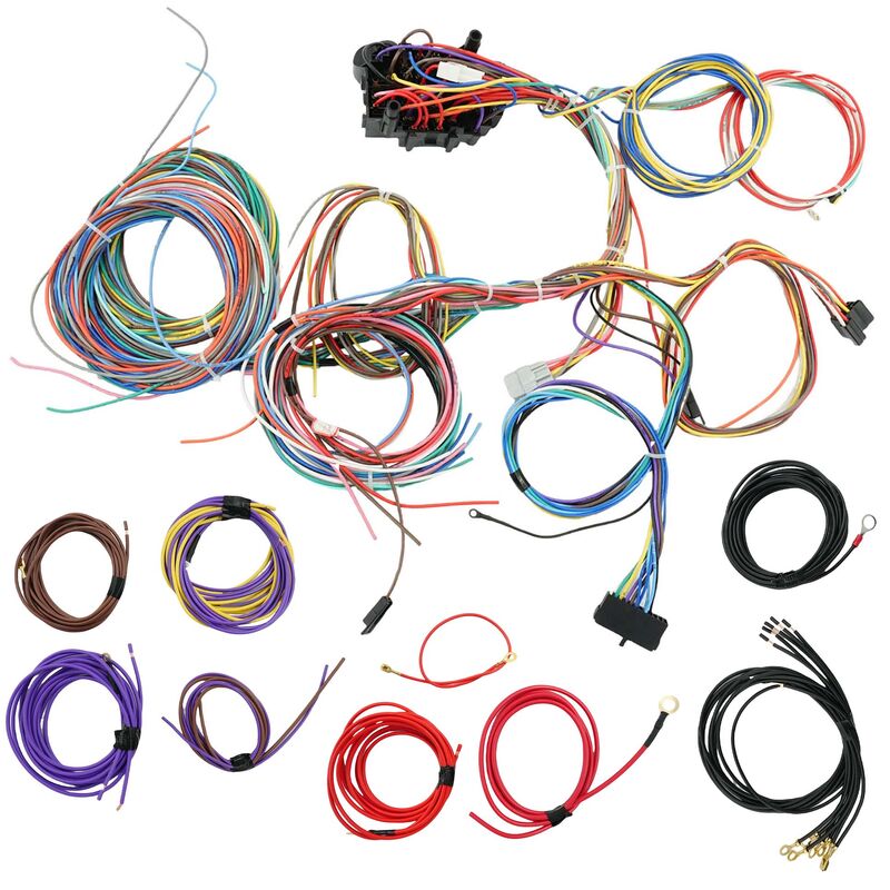 22 Circuit Wiring Harness Kit Street Rod Race Car Fit For Ford Holden