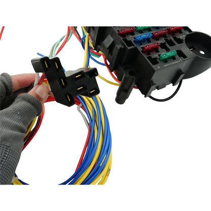 22 Circuit Wiring Harness Kit Street Rod Race Car Fit For Ford Holden