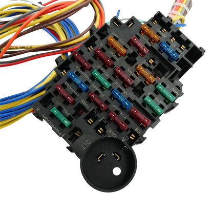 22 Circuit Wiring Harness Kit Street Rod Race Car Fit For Ford Holden