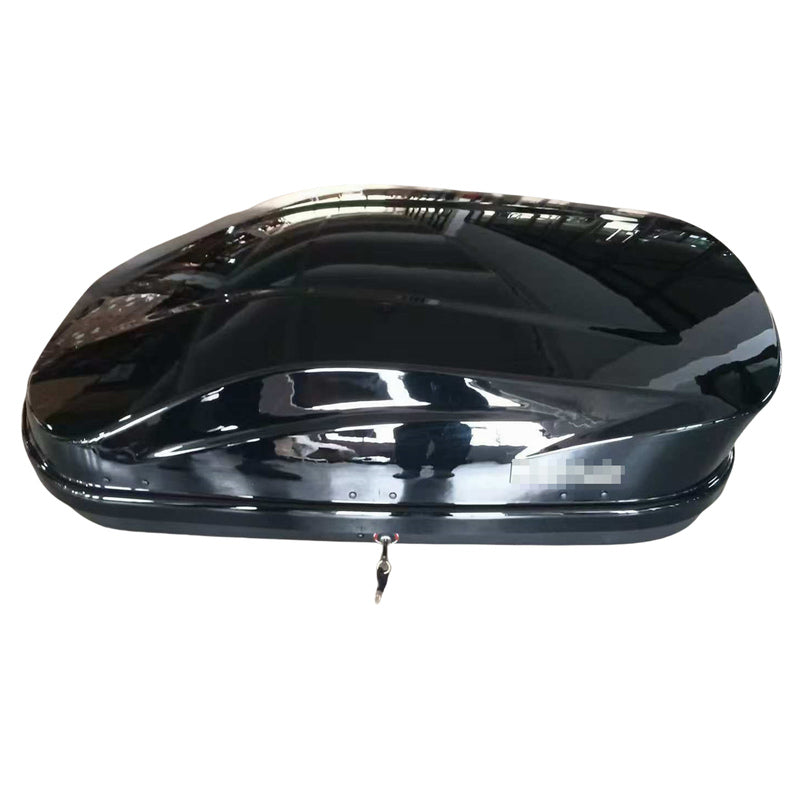 360L Glossy Black Roof Box With Key Lock Fit For Rhino Rack Masterfit Roof Top Box