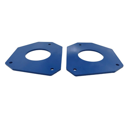 Pair Strut Tower Reinforcement Plates Blue Fit For Mini Cooper R50 R53 2002-2006