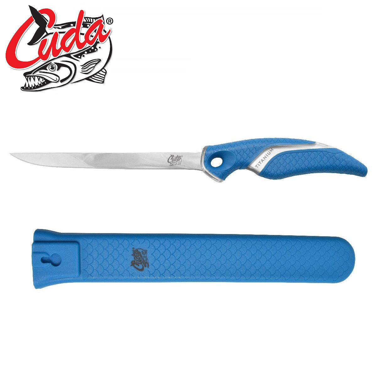 Cuda 7" Flexible Fillet Knife w/Sheath
