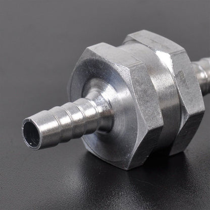 6mm 1/4" Aluminium Alloy One Way Non Return Check Valve Petrol Diesel
