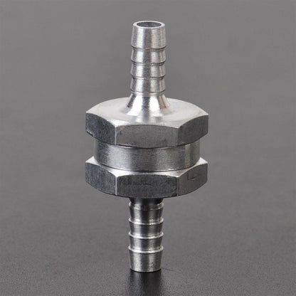6mm 1/4" Aluminium Alloy One Way Non Return Check Valve Petrol Diesel