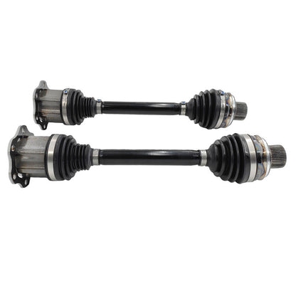 Pair CV Joint Drive Shafts Fit For Audi Q5 8R 2.0L 3.0L 3.2L 2009-02/2017