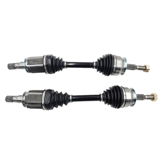 Pair Front CV Joint Axle Shafts Fit For Nissan Navara D23 NP300 For Mercedes Benz X250D 2.3L X350 4WD 2015-2020
