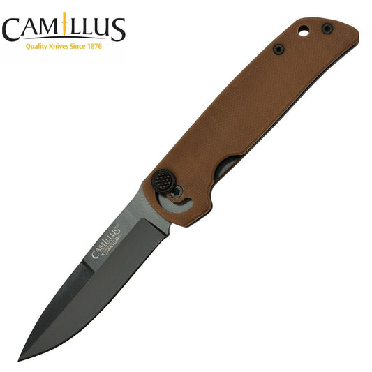 Camillus Cuda Mini 6.75" Coyote Brown Folding Knife