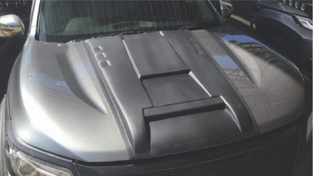 BONNET HOOD SCOOP BLACK SUIT NISSAN NAVARA NP300 D23 2015 2016 2017 2018 2019