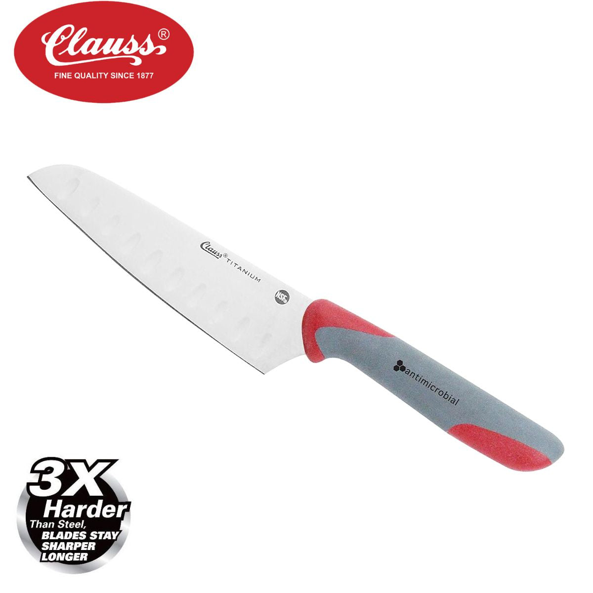Clauss 5" Titanium Santoku Knife