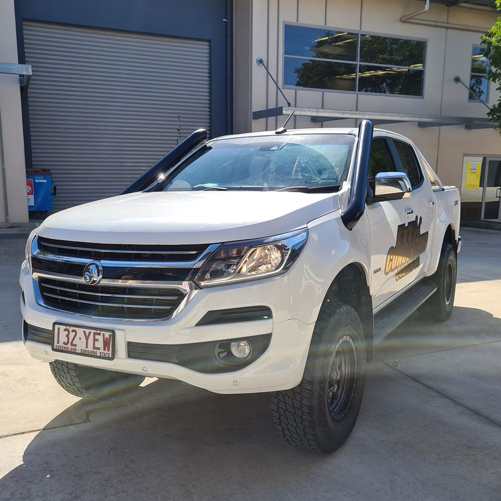 Holden RG Colorado 4″ DUAL Stainless Steel Snorkel Kit (SHORT ENTRY)