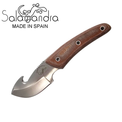 Salamandra Micarta Gut Hook Skinner Knife 150mm