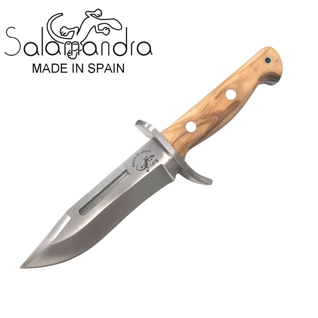 Salamandra Olive Wood Hunting Knife 260mm