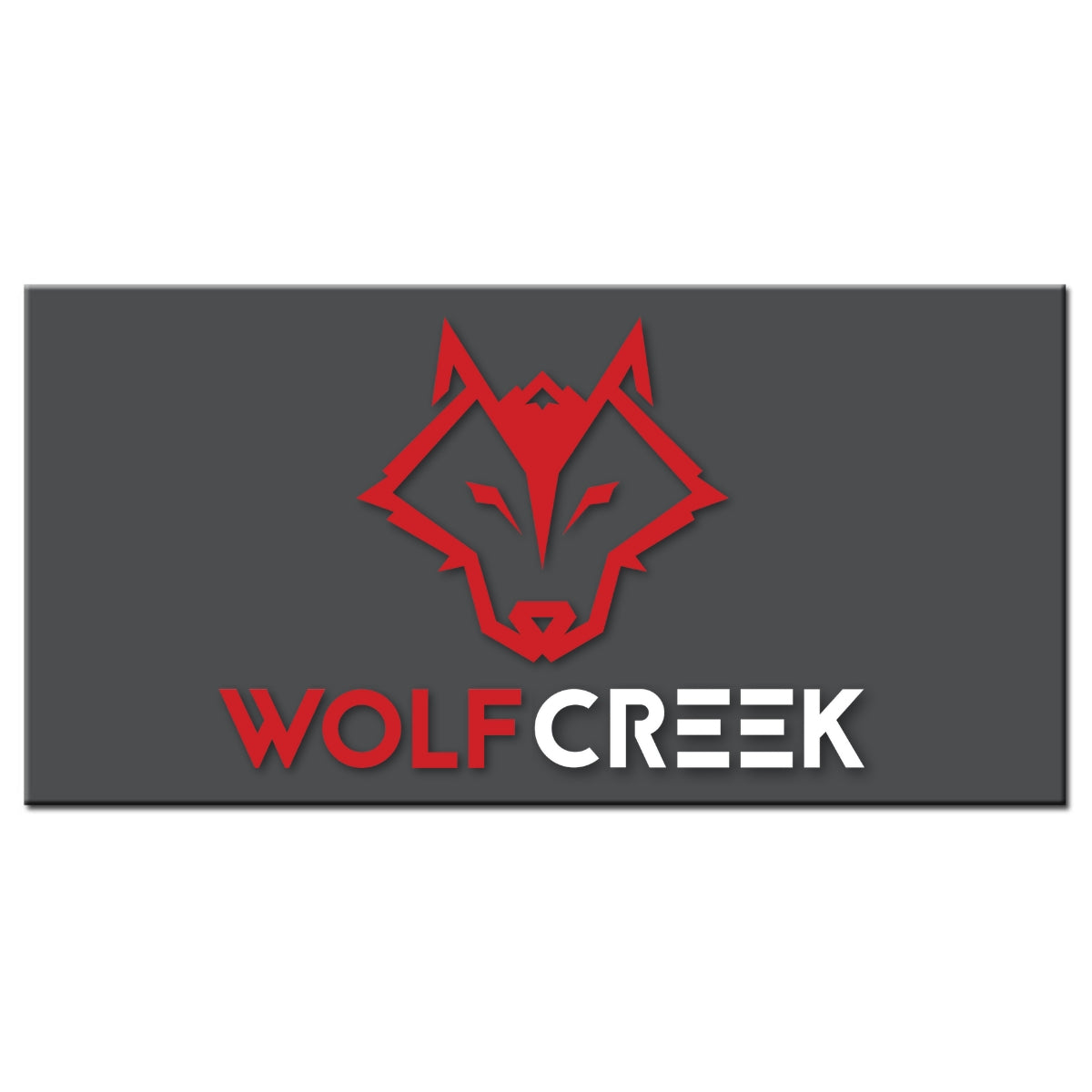 Corrugated Sign 600 x 300mm - Wolf Creek