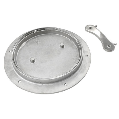 Inspection Port Deck Plate 205 mm With Key 316 Stainless Steel