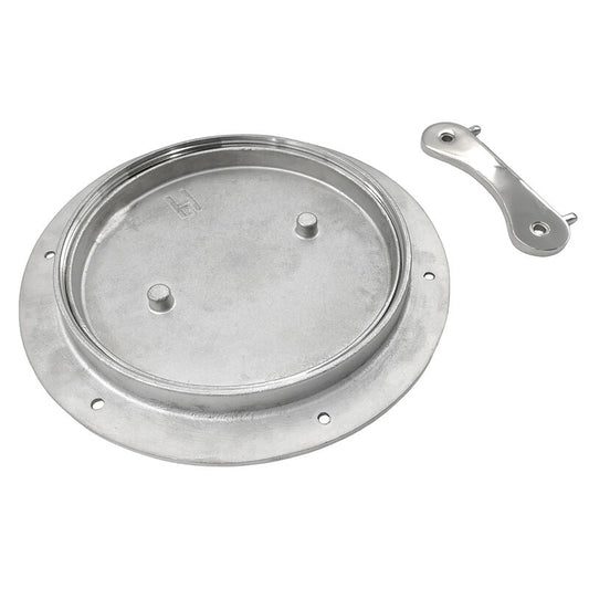 Inspection Port Deck Plate 205 mm With Key 316 Stainless Steel