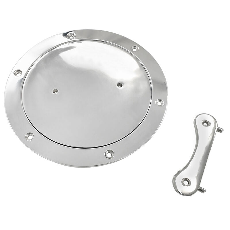 Inspection Port Deck Plate 205 mm With Key 316 Stainless Steel