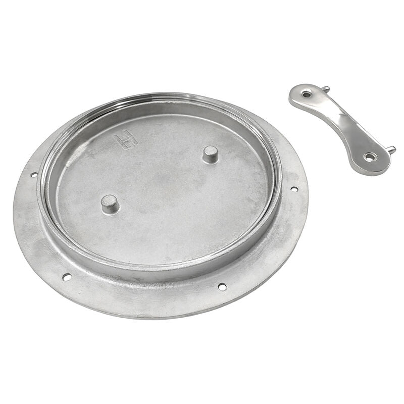 Inspection Port Deck Plate 205 mm With Key 316 Stainless Steel
