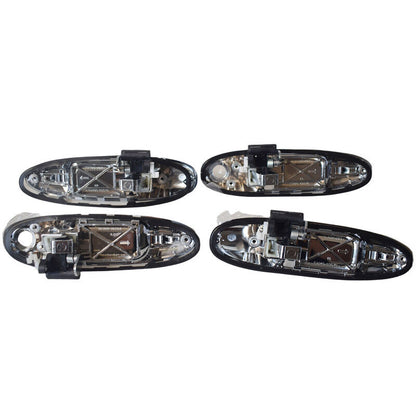 Front + Rear 4pcs Outer Door Handle Fit For Toyota Landcruiser J100 1998-2007