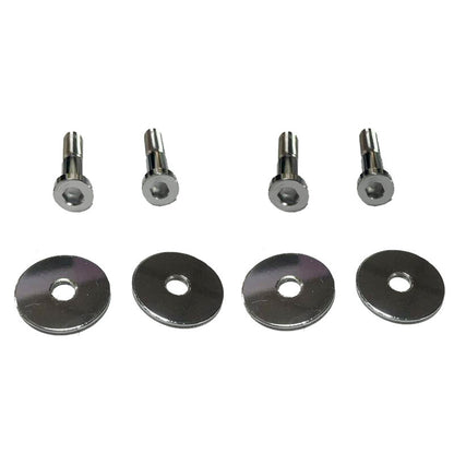 4 x Chrome Door Lock Striker Bolts Washers Fit For Holden HQ HJ HX HZ WB Torana LH LX UC
