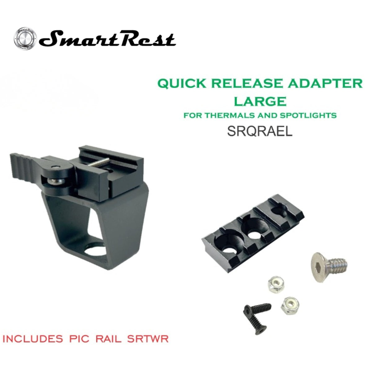 Smartrest Quick Release Adapter + Rail - Suits RC505