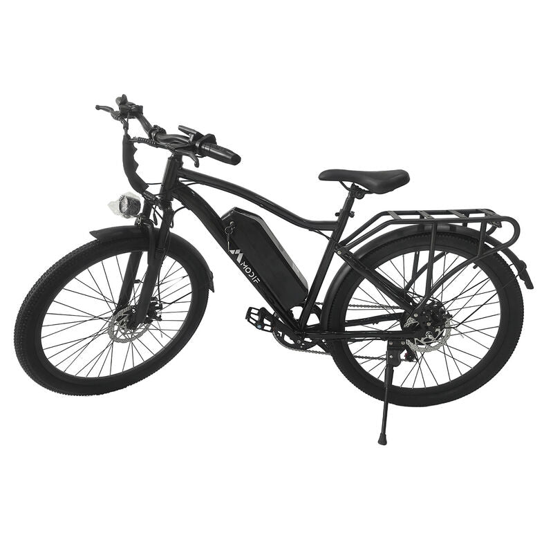 Black Adult Electric Bike 26'' 1500W Brushless Motor EBike Off Road 7 Speed Mountain Ebike