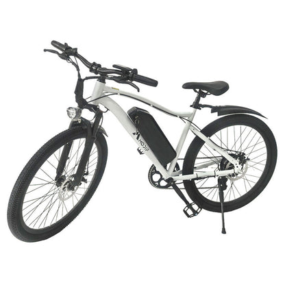 White 1500W Electric Bike 26'' E-MTB 48V Ebike Adult off Road City Bicycle Commuter