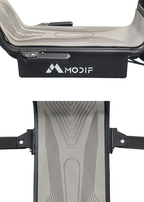 Black Electric Scooter With Seat Foldable Motorised Adults EScooter Commuter