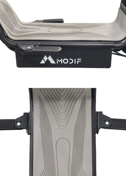 Black Electric Scooter With Seat Foldable Motorised Adults EScooter Commuter