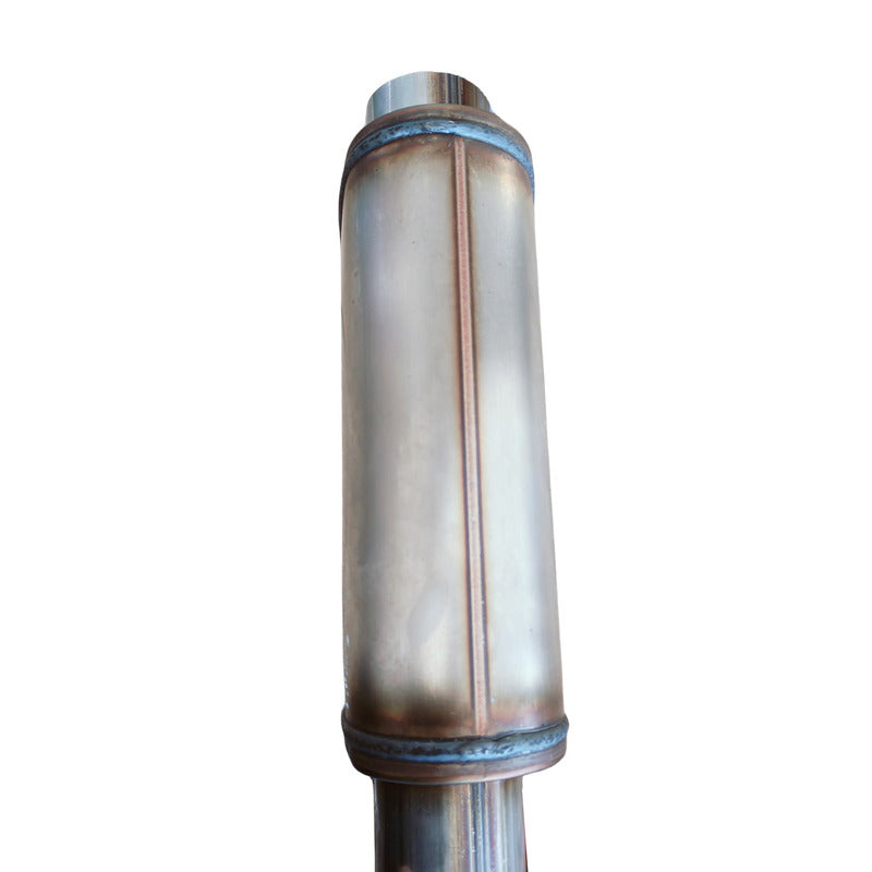 3" Megapower Straight Through 409 Stainless Steel Muffler Centre In / Out 14x9x4