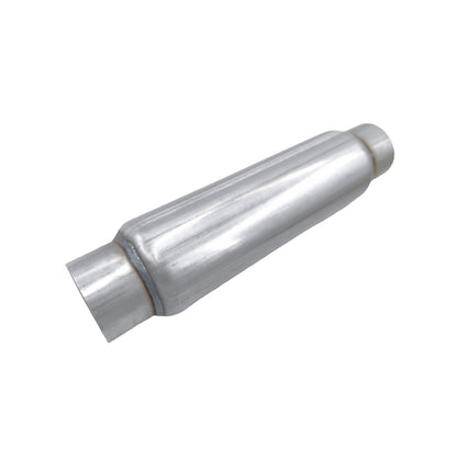 2.5" 12" Long Exhaust Hotdog Resonator Muffler Glass Pack High Flow Fit For Megapower