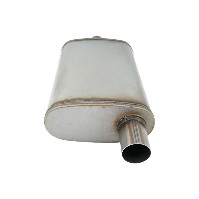 2" Inch 50mm Sports Exhaust Muffler Centre/ Offset 4" x 9" x 14" Stainless Steel