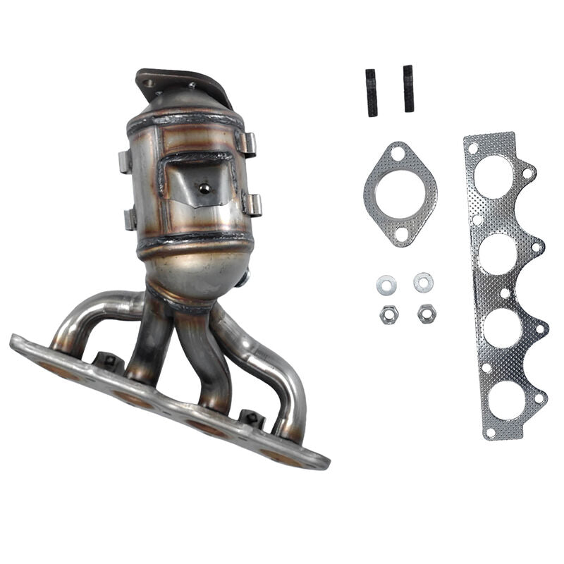 Exhaust Manifold & Catalytic Converter Fit For Hyundai Accent Veloster For Kia Rio Soul 1.6L 2011-2017