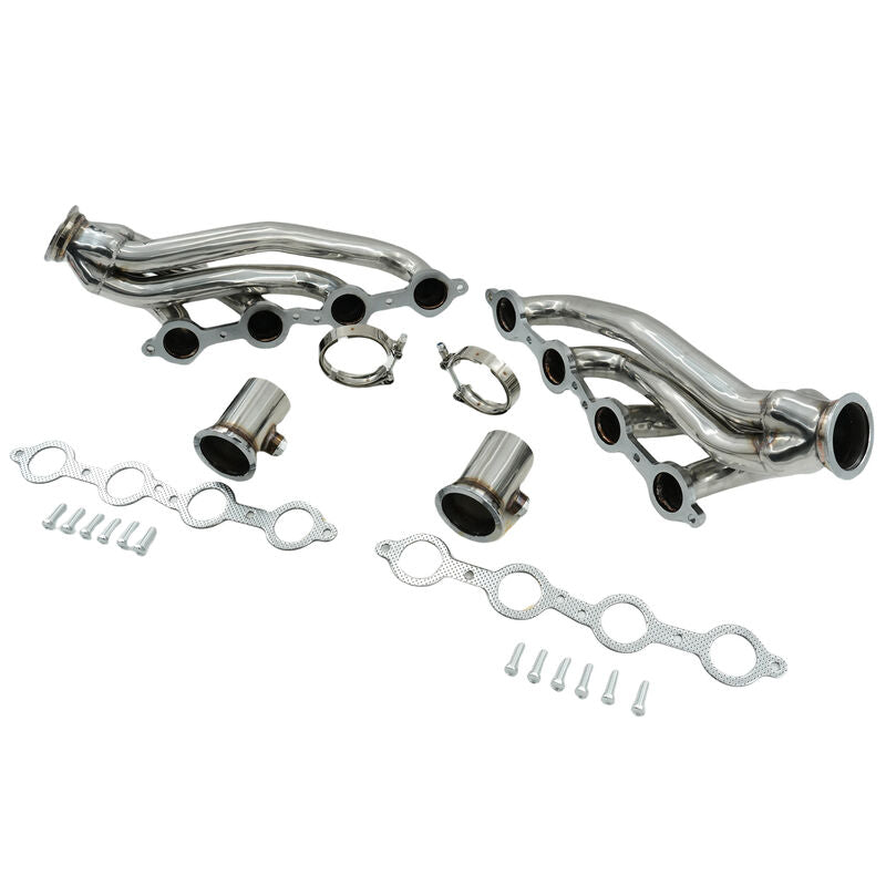 V-Band Manifold Header Fit For Camaro For Chevelle For Nova For Firebird V8 4.8L 5.3L 5.7L 6.0L 6.2L Engines