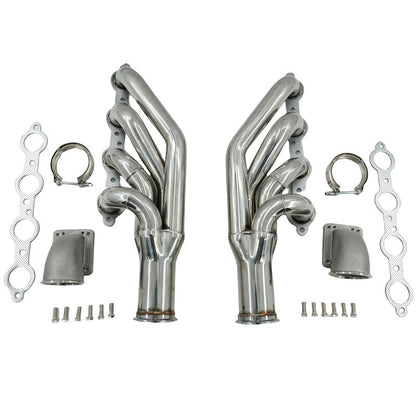 Turbo Manifold Header+Elbow Fit For Chevrolet Small Block V8 LS1 LS6 LSX Camaro Corvette For GM Cadillac CTS