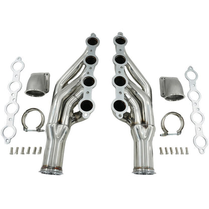 Turbo Manifold Header+Elbow Fit For Chevrolet Small Block V8 LS1 LS6 LSX Camaro Corvette For GM Cadillac CTS