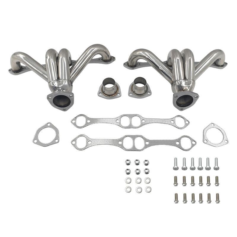 Manifold Exhaust Headers Fit For All Small Block Chevy V8 Engines 283 305 327 350