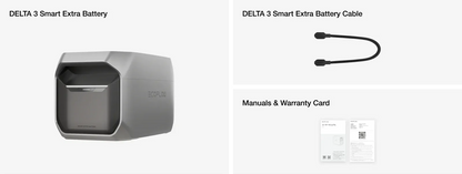 Ecoflow Extra Lithium Battery pack for Delta 3 Power Station with 1024Wh (85Ah@12V) Power Capacity