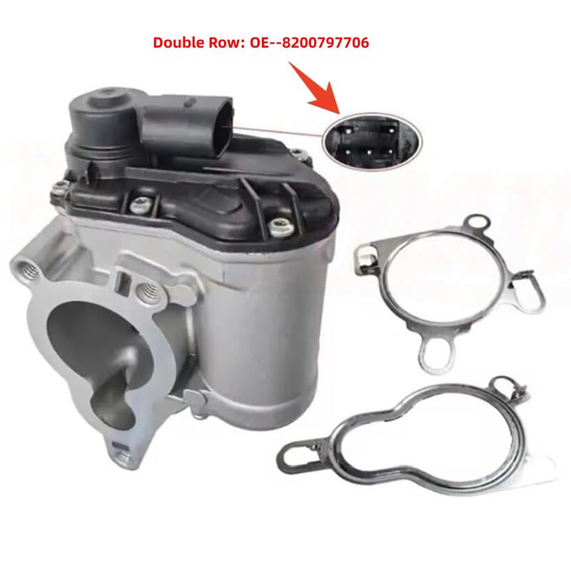 Double Rows Pin EGR Valve Fit For Nissan Qashqai J10 X-Trail T31 Primastar 2.0L M9R 2007-ON 8200797706