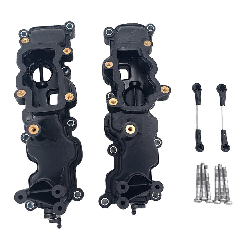 Pair Intake Manifold KIT Fit For Audi A4 A5 A6 A8 Q5 Q7 For Volkswagen Phaeton Touareg 059129711 059129712